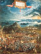 Albrecht Altdorfer Battle of Alexander at Issus Spain oil painting artist